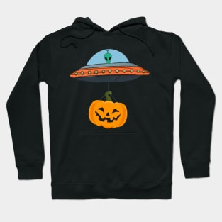 Funny halloween ufo design Hoodie